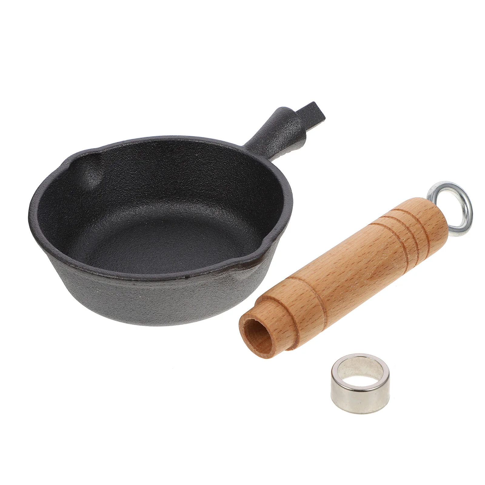 

Pan Pot Sauce Frying Saucepan Iron Warmer Melting Butter Pans Cooking Spout Egg Pancake Deep Mini Nonstick Oil Multipurpose Pour