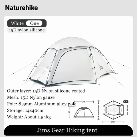 Naturehike Jims Gear палатка 1-2 человек