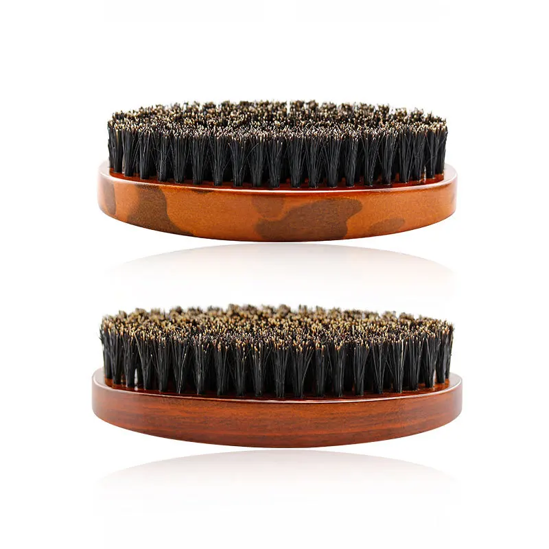

Men's Beard Brush Oval Log Boar Bristles Beard Comb Styling Tool Beard Brush