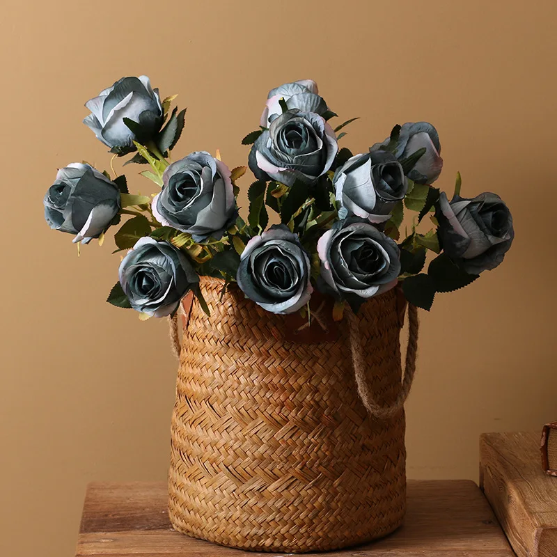 Имитация Красной шелковой ткани в болгарском стиле Роза для гостиной обеденного