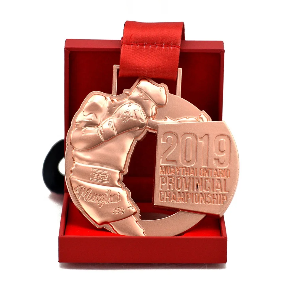 Спортивные медали дешевые боксерские Золотая серебряная бронзовая