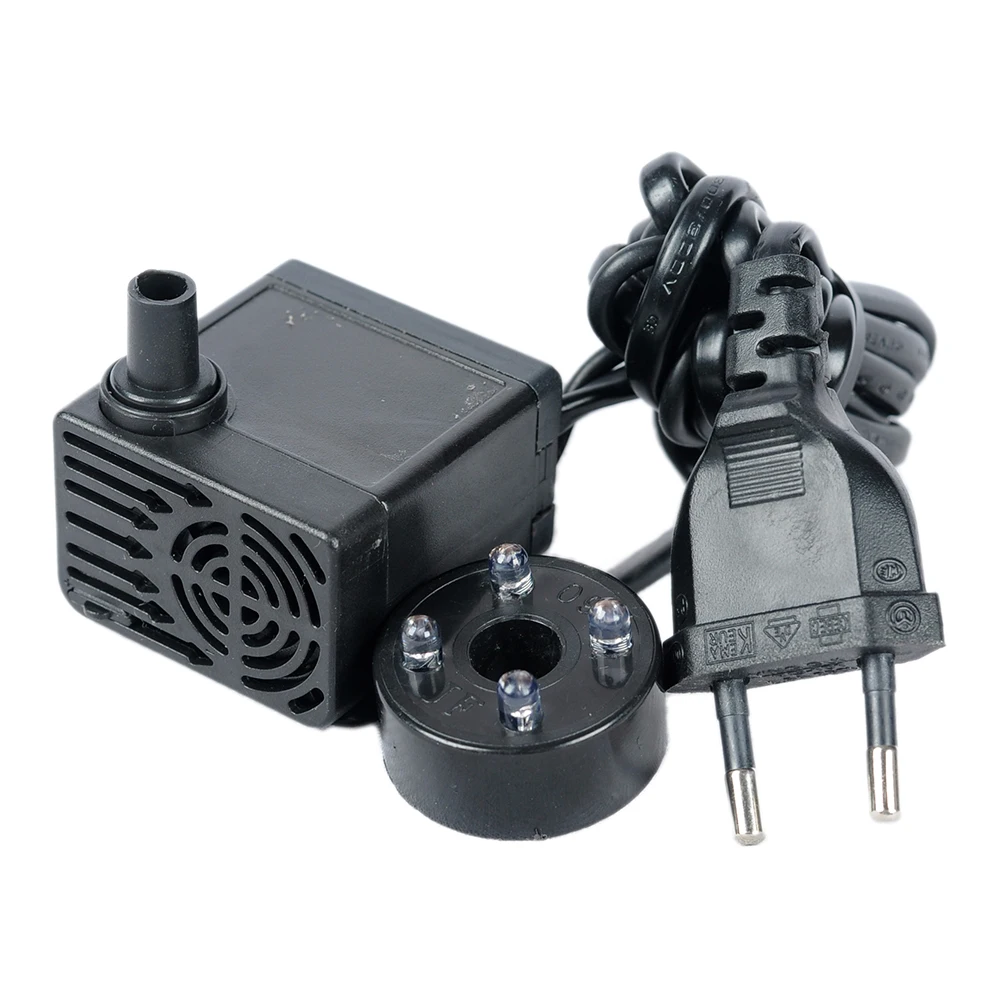 

Aquarium 220V 5W EU Plug Submersible Water Pump LED Fish Tank Fountain Fish Pond Tank Aquario Water Pumps Fish Aquatic Pet Tool