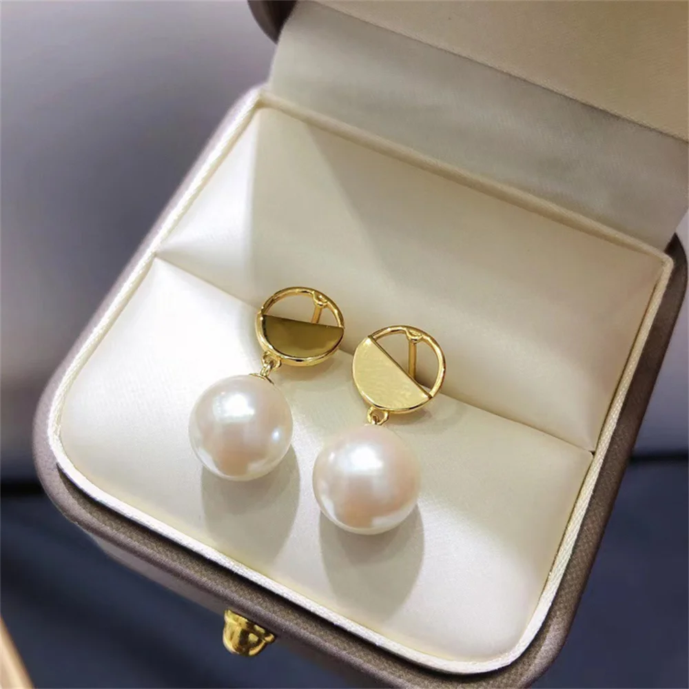S925 Sterling Silver Earring Hooks Accessories Gold Silver Ear Studs Ear Hooks Wire For Pearl Earrings Jewelry Making Findings