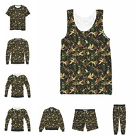 vitinea new 3d full print birds camouflage t shirtsweatshirtzip hoodiesthin jacketpants four seasons casual