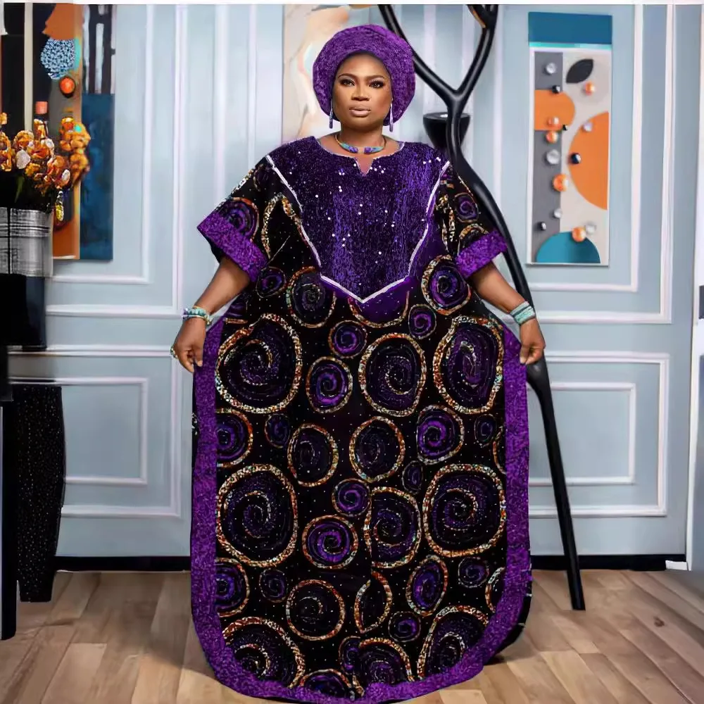 Африканская одежда с блестками африканские платья для женщин мусульманская мода