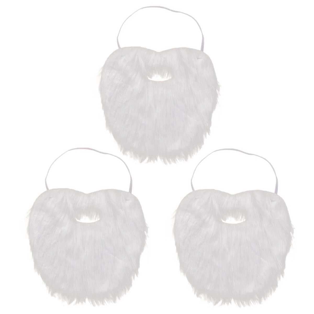 

Искусственная борода с Санта-Клаусом, искусственный костюм для Хэллоуина, искусственные усы, 3 шт.