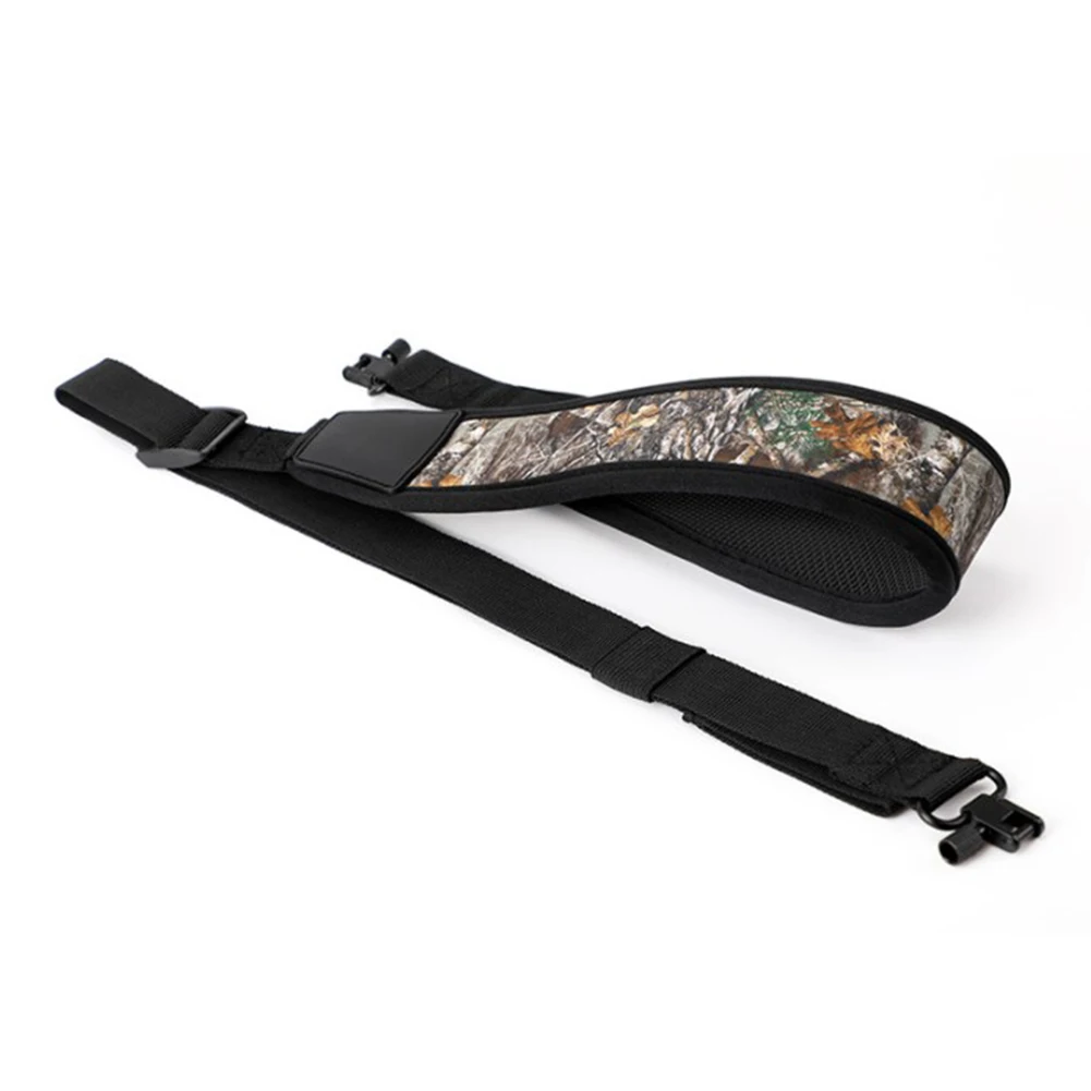 

Two Point Camouflage Hunting Sling With Swivels Non-Slip Shoulder Padding Strap For Slinging Hunting Shotgun Accessories