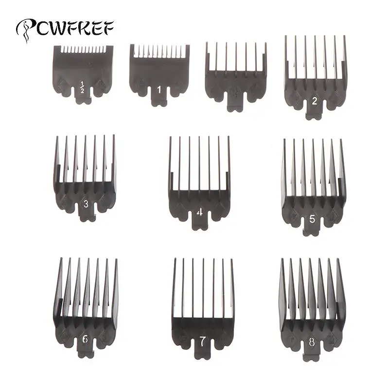 New 10PCS/Set Hair Clipper Combs Guide Kit Multi-color Plast
