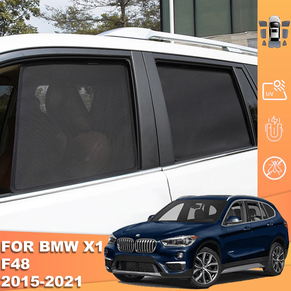 For BMW X1 F48 2014-2021 F 48 Car Sunshade Visor Magnetic Front Windshield Frame Curtain Rear Baby Side Window Sun Shade Shield