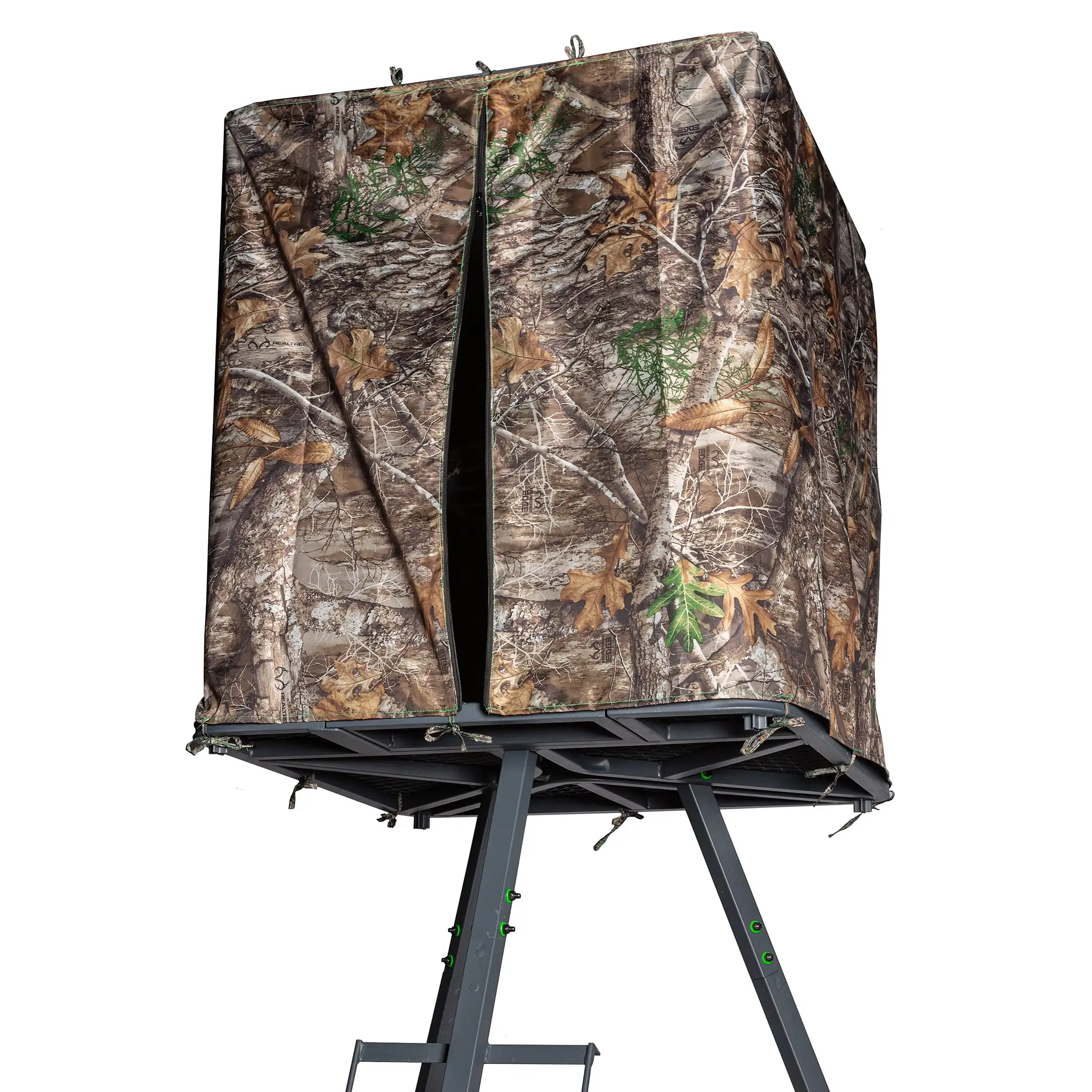 Realtree 13' Sky Pod 1Person Hunting Tripod Treestand with Camo Skirt