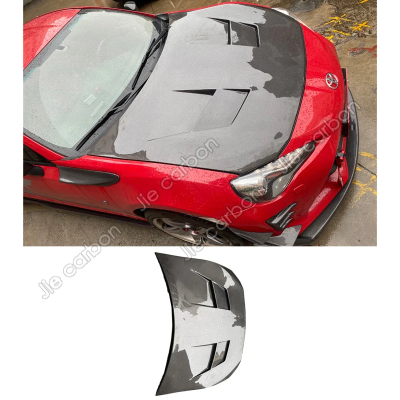 

Carbon Fiber Engine Hood Bonnet Lid Cover for Toyota GT86 17-20 Subaru BRZ Coupe 2-Door 13-20