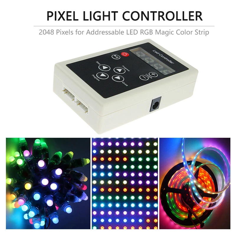 Светодиодная Волшебная световая панель 6803 IC 5050 с цифровым адресным RGB