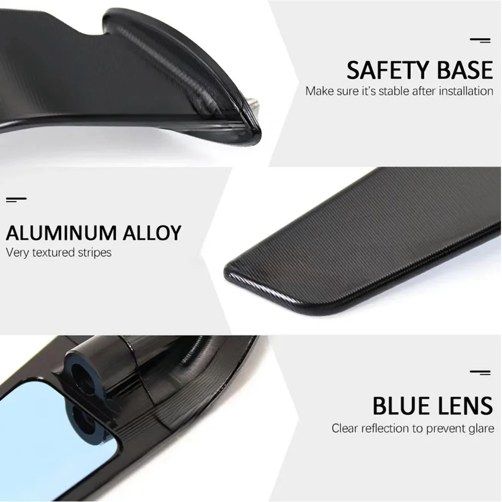 Зеркало заднего вида для мотоцикла Aprilia RS660 RS 660 и RSV4 1100 2021-2023 зеркало с крылом