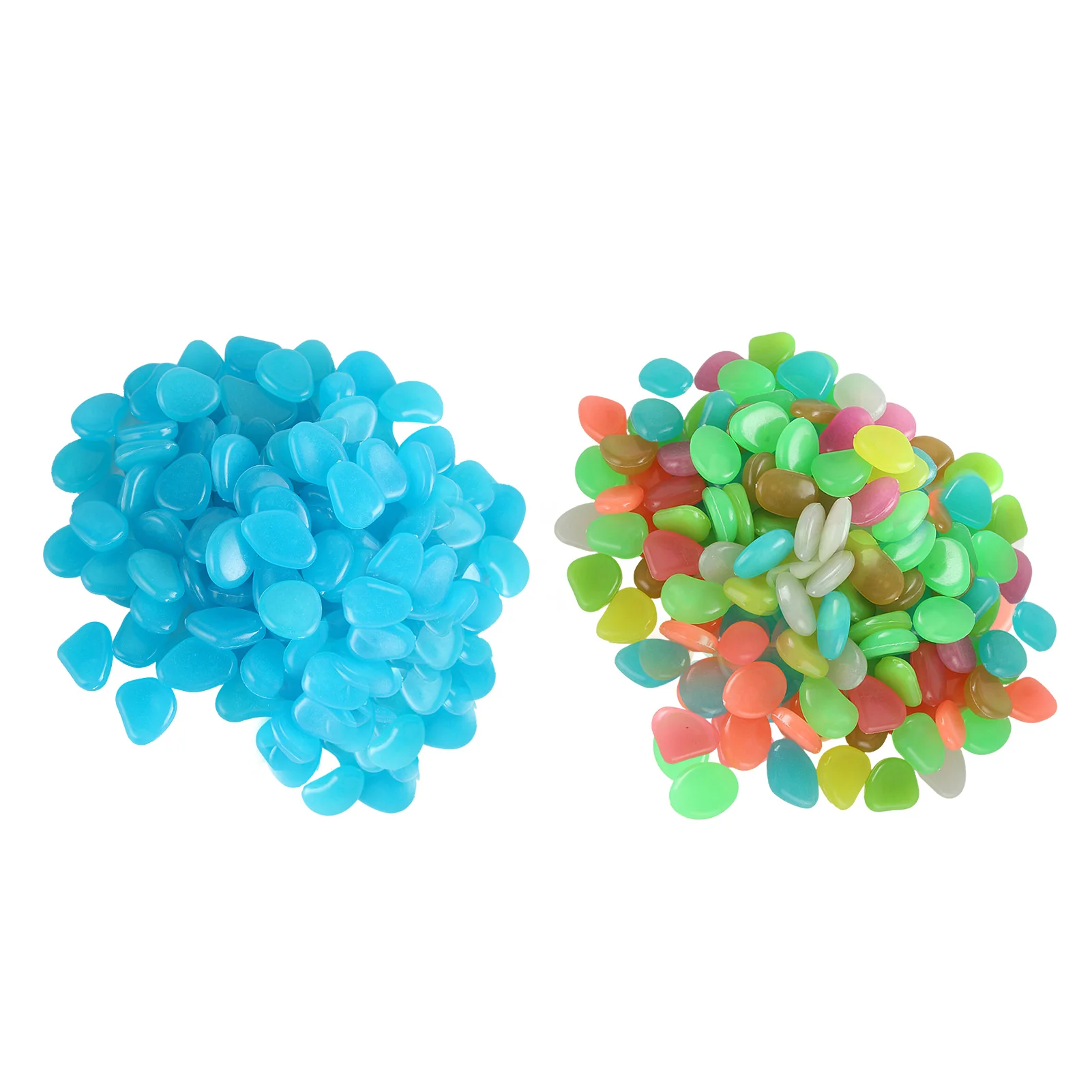 

Светящиеся камни для аквариума, 200 шт., драгоценные камни, драгоценные камни для сада, Сияющие камни для двора, садовые камни