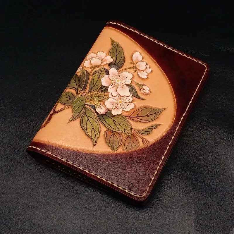 

Женский держатель для карт и паспорта, из натуральной кожи