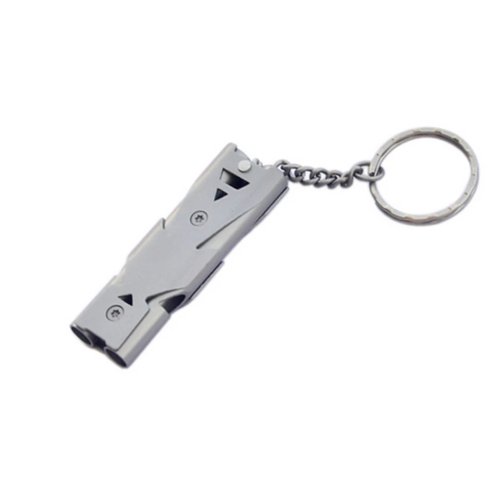 

Portable Stainless Steel Anti Rust Hiking Sound Easy Operate Emergency Outdoor High Decibel Camping Survival Whistle