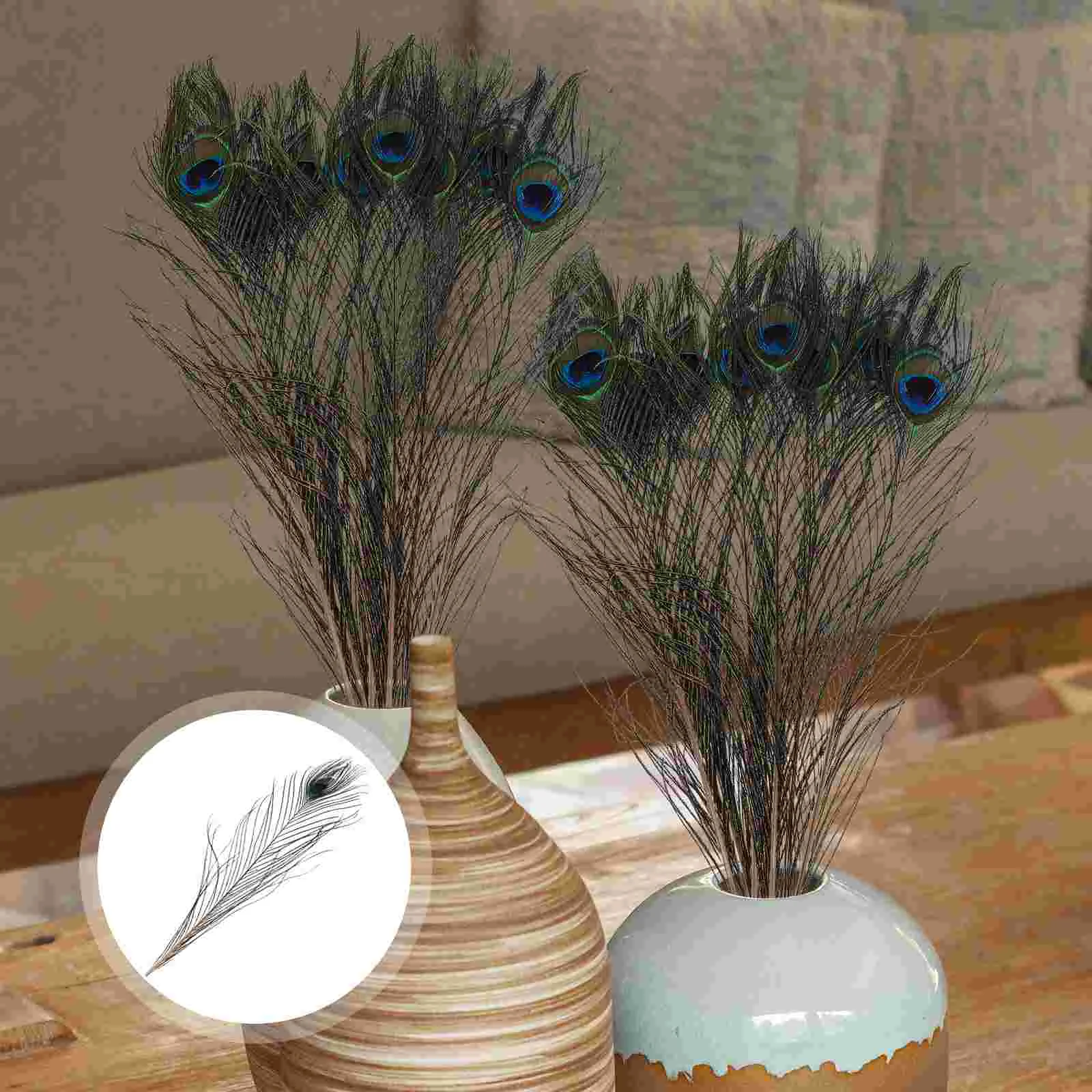 10 шт. декор ваза с павлином декоративные шлейфы наполнители вечерние центральные