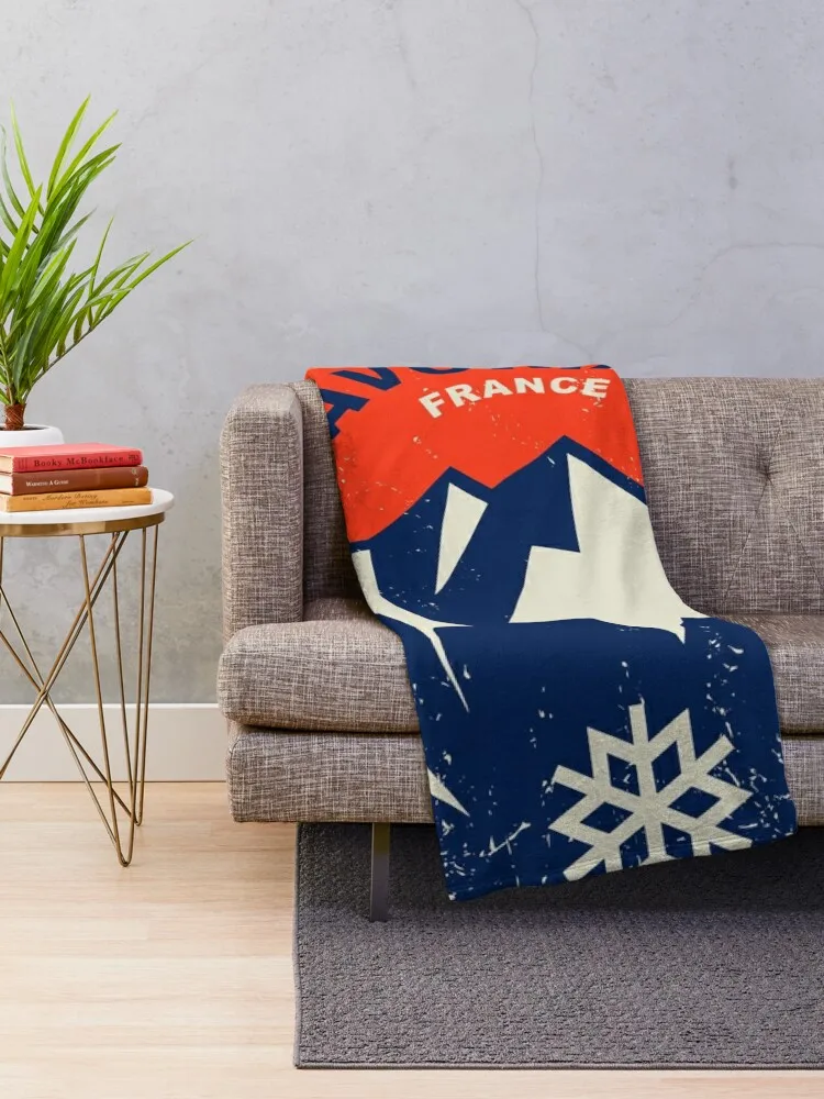 Аворiaz Франция Плед Зимние кровати Большие одеяла