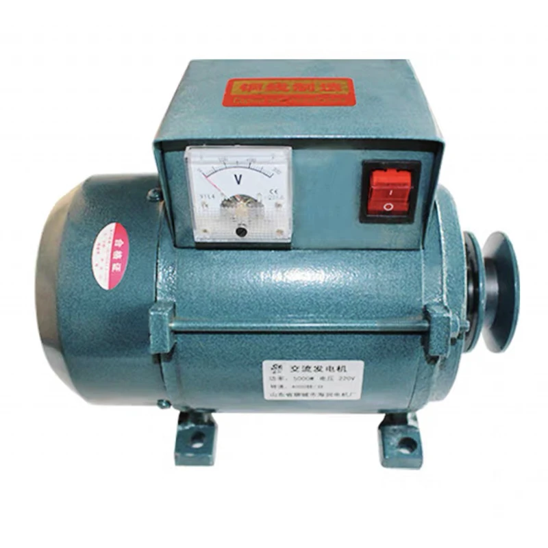 

220V 3500/5000/7000 High-Power Small Generator Home Lighting Permanent Magnet Brushless Belt Diesel Engine