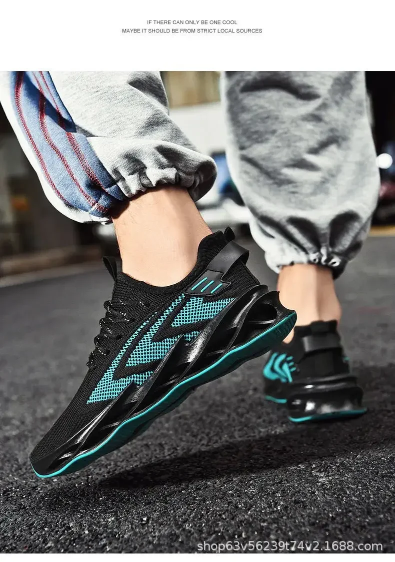 

Black outdoor Light Sport Jogging shoes Men's running breathable mesh casual shoes Comfortable men's sneakers