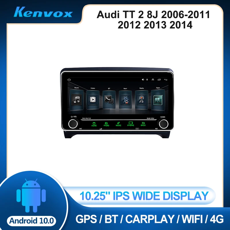 

Автомагнитола 2 din, 10,25 дюйма, IPS, Android, для Audi TT 2 8J 2006-2011 2012 2014