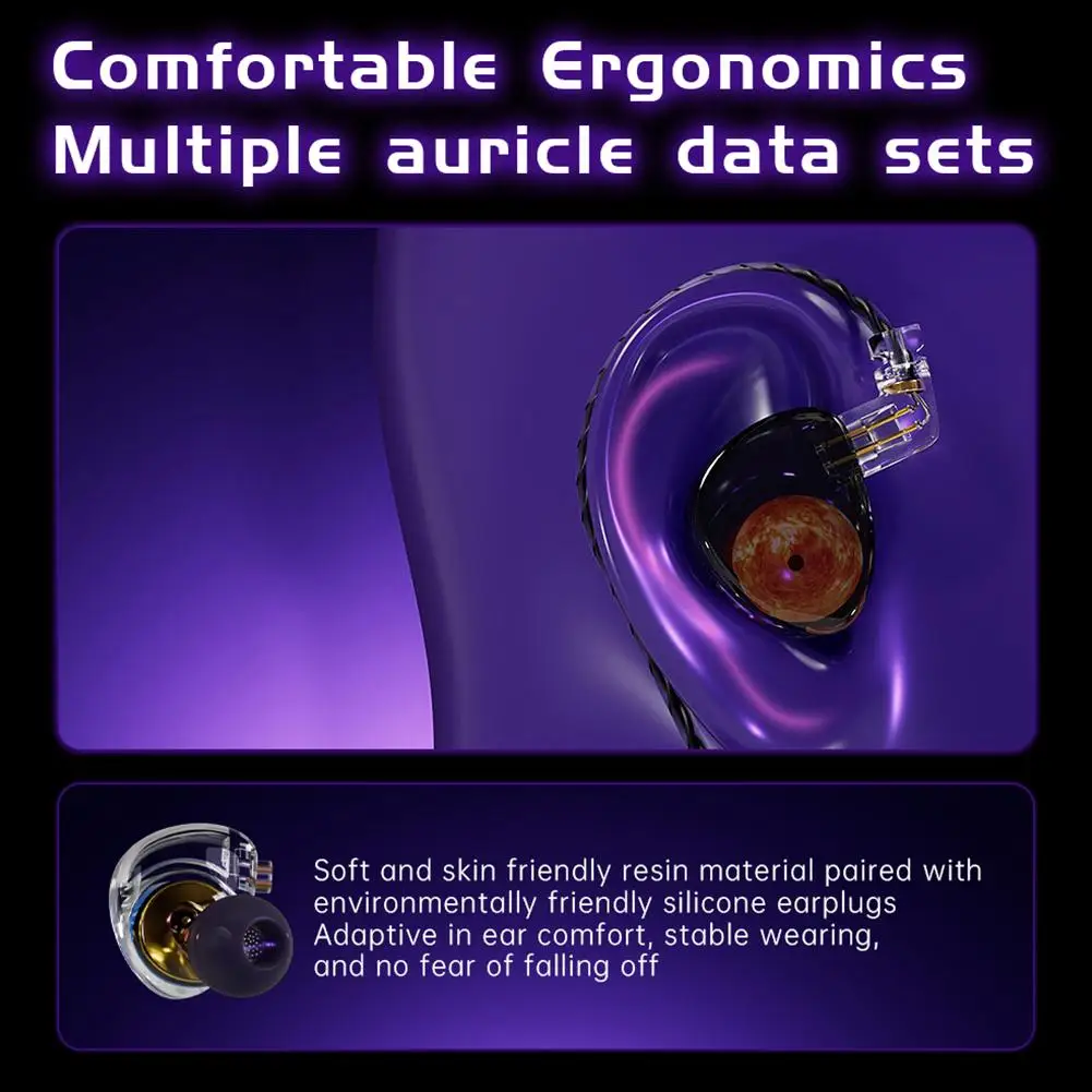 Наушники ND Planet с динамическим приводом Hi-Fi черные