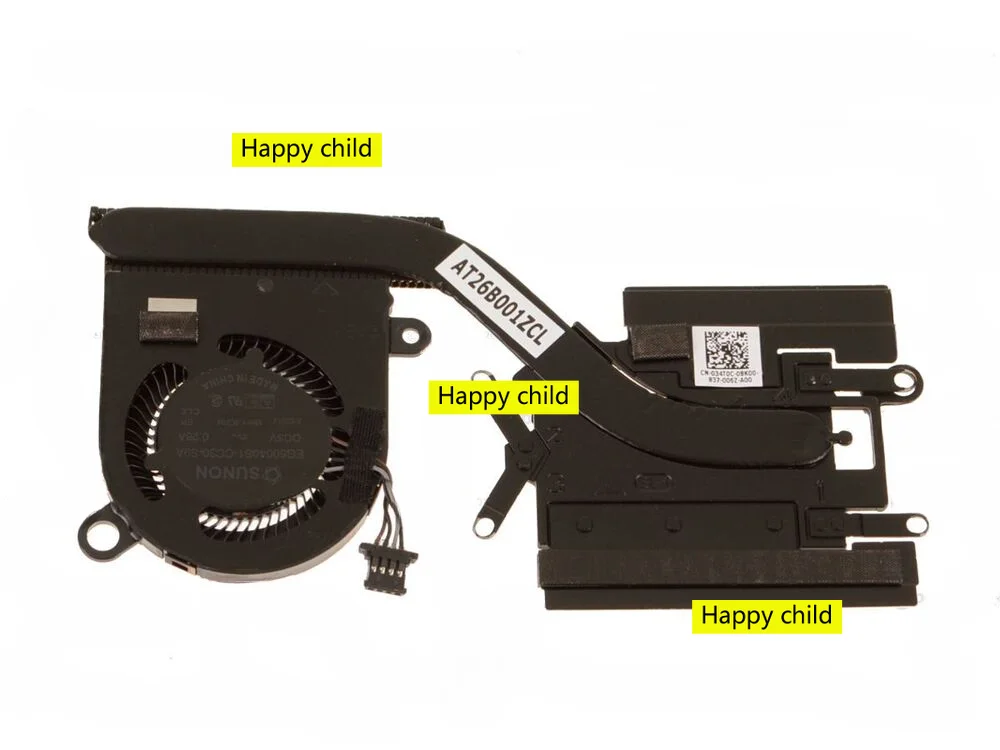 Вентилятор для охлаждения процессора DELL Latitude 7390 2-в-1 034T0C