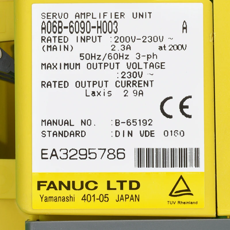 fanuc A06B-6090-H002 УСИЛИТЕЛЬ FANUC привод A06B-6090-H003