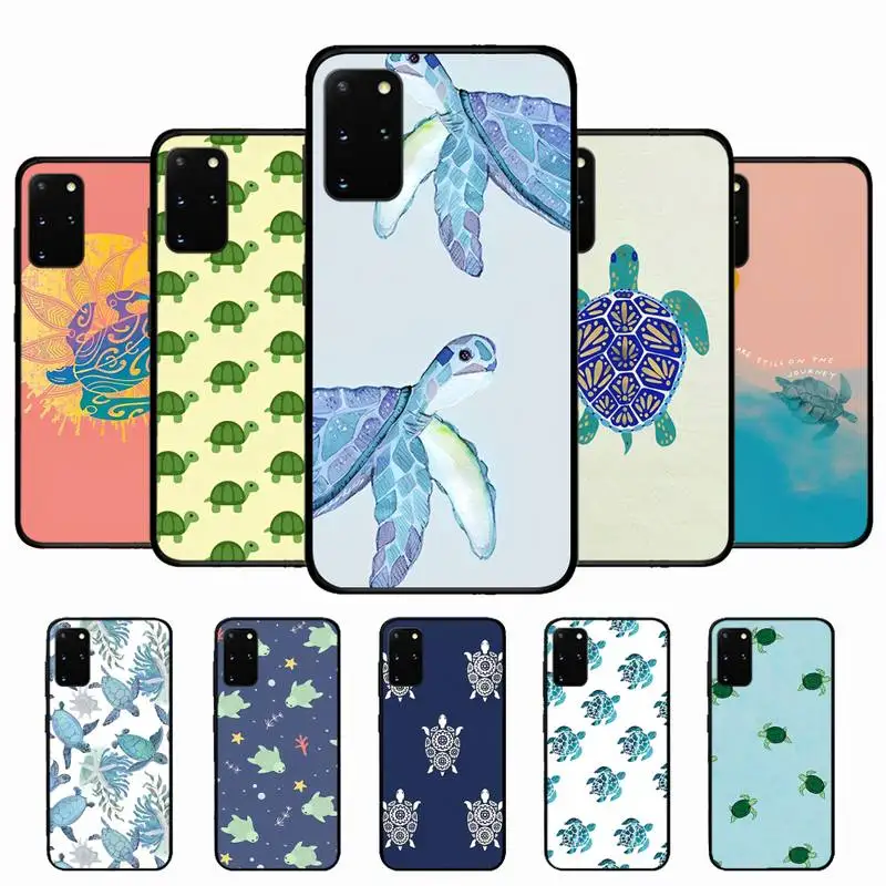 

Cute Cartoon Turtle Phone Case for Samsung S10 21 20 9 8 plus lite S20 UlTRA 7edge