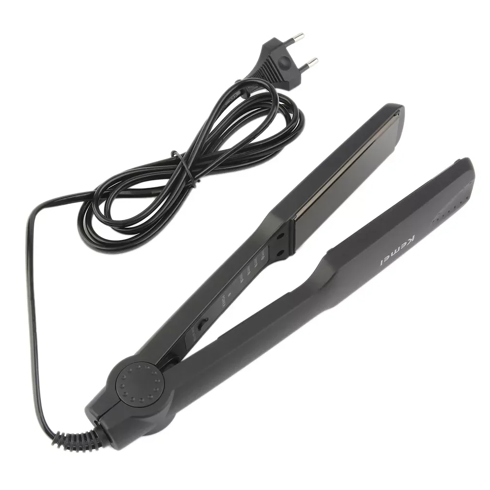 

NEW2023 KM-329 Professional Hair Straighteners Flat Iron Straightening Hair Styling Tools Beauty Care EU Plug 35 W