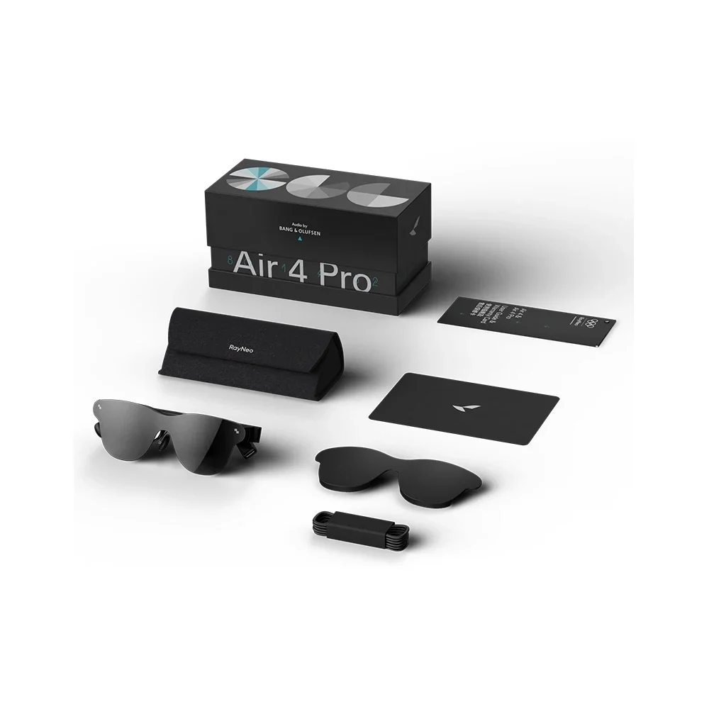 Фото Умные AR-очки RayNeo Air 4 Pro с записью видео 4K для смартфона, Switch, PS5, дисплей HDR10 1200 нит, виртуальный экран 135 дюймов №5