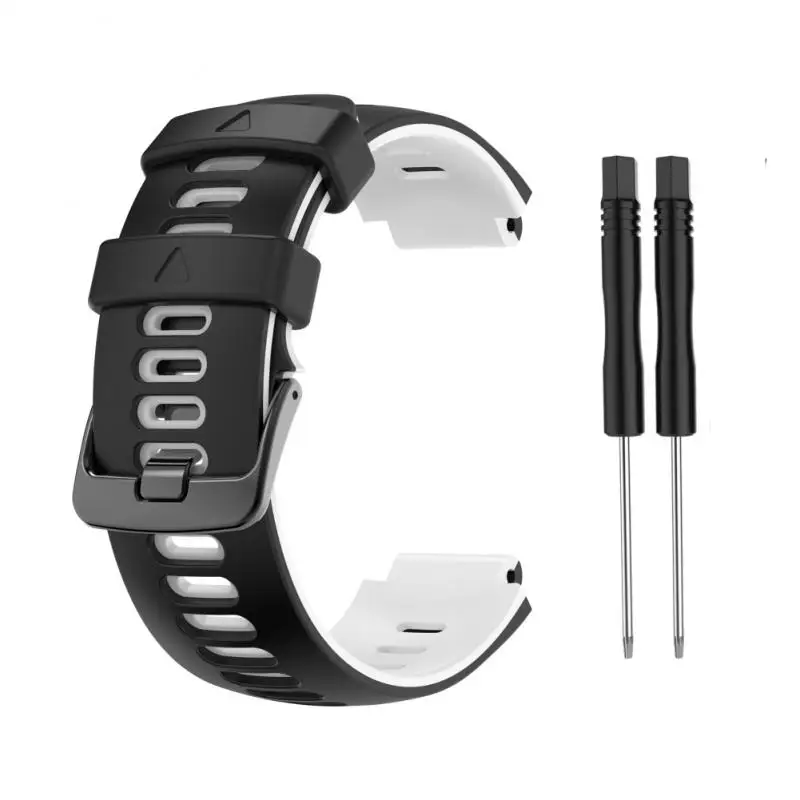 

Two-color Watch Strap 22mm Smart Accessories Silicone Strap Soft Watchband For Garmin Forerunner 735 Xt
