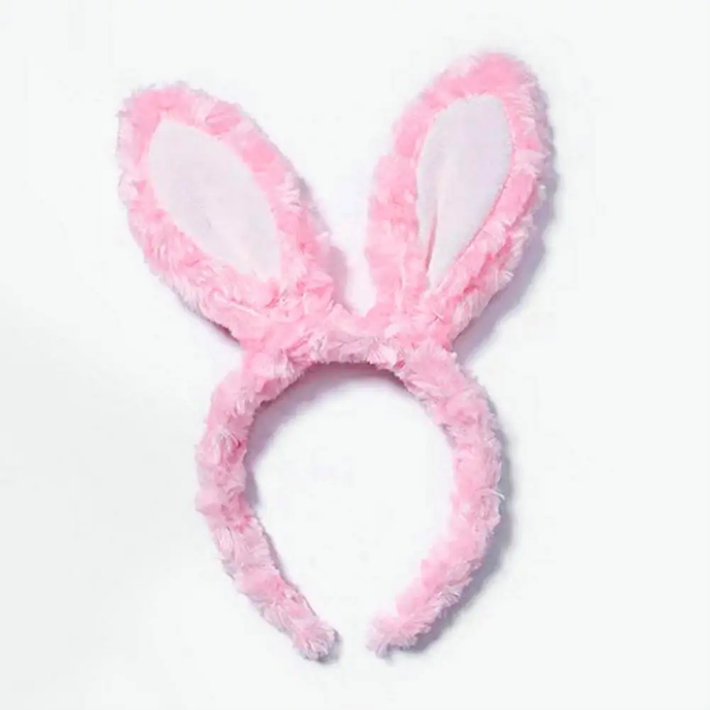 

Women Headband Comfortable to Wear Rabbit Ears Headband Cosplay Hair Hoop Dancing Party Headwear Decoration