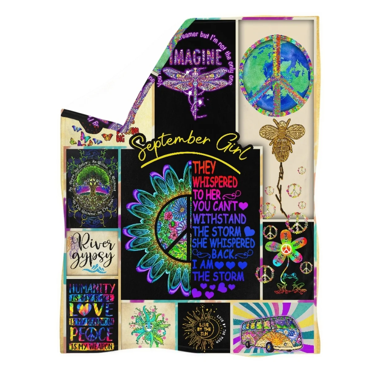 

Одеяло для девочек Peace and Love, фланелевые одеяла, шерпа, сохраняющее Тепло одеяло, детское одеяло для спальни, кровати, дивана, подарочное покрывало