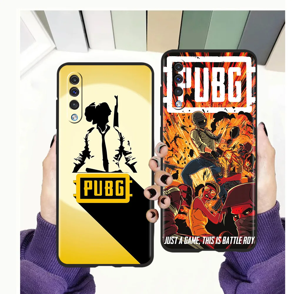 

Game PUBG Phone Cover Case For Samsung Galaxy A12 A02 A03 A03S A52 A70 A50 A20 A10 A10S A40 4G Luxury Silicone Shell Coque TPU