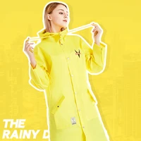 portable fashion womens rain poncho hooded waterproof raincoat outdoor adults hiking regenjacke rain gear gift