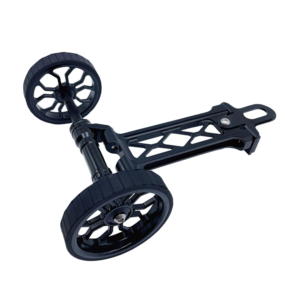 

Week Eight Lightweight Easy Wheel for Birdy 1-2-3 Series Easywheel Widening Wheel Aluminum Alloy Folding Bike Black