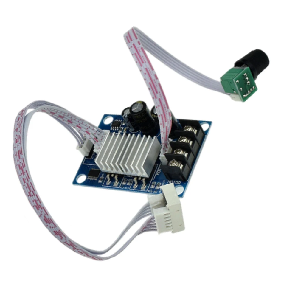 DC12-24V регулятор двигателя с линейным цифровым дисплеем скорости шим 0-100%