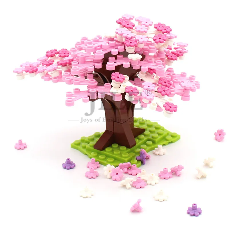 4 шт. MOC нижняя пластина для растений 8x10 Lrregular строительные блоки кирпичи