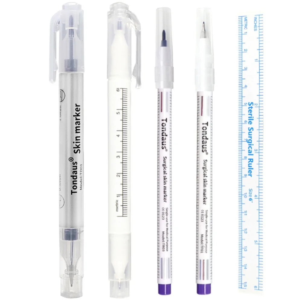 1 шт. хирургический маркер для кожи ручка татуировки бровей карандаш с