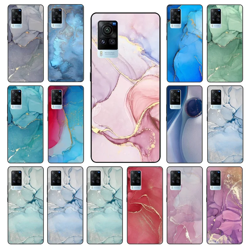 

Marble Phone Case for VIVO Y53S Y33S Y22S Y11S Y31 Y21 Y70 Y20 Y21S Y72 Y35 Y51 Y01 V23E V21 V23 V21E
