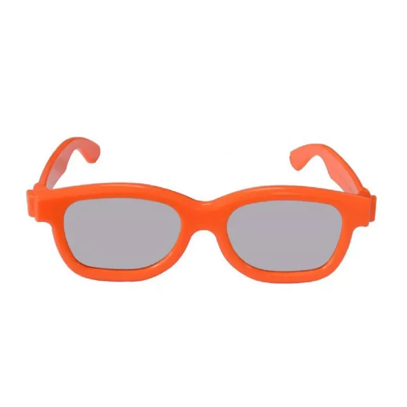 50 шт./лот Оранжевые Детские 3D очки линейная поляризация 45/135 градусов линейные