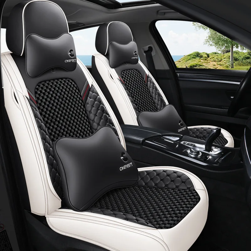 

Leather Car Seat Cover For Ford Focus 2 MK1 MK3 Mondeo MK4 Fiesta MK7 Fusion Kuga Ranger Explorer 5 Figo Taurus Accessories