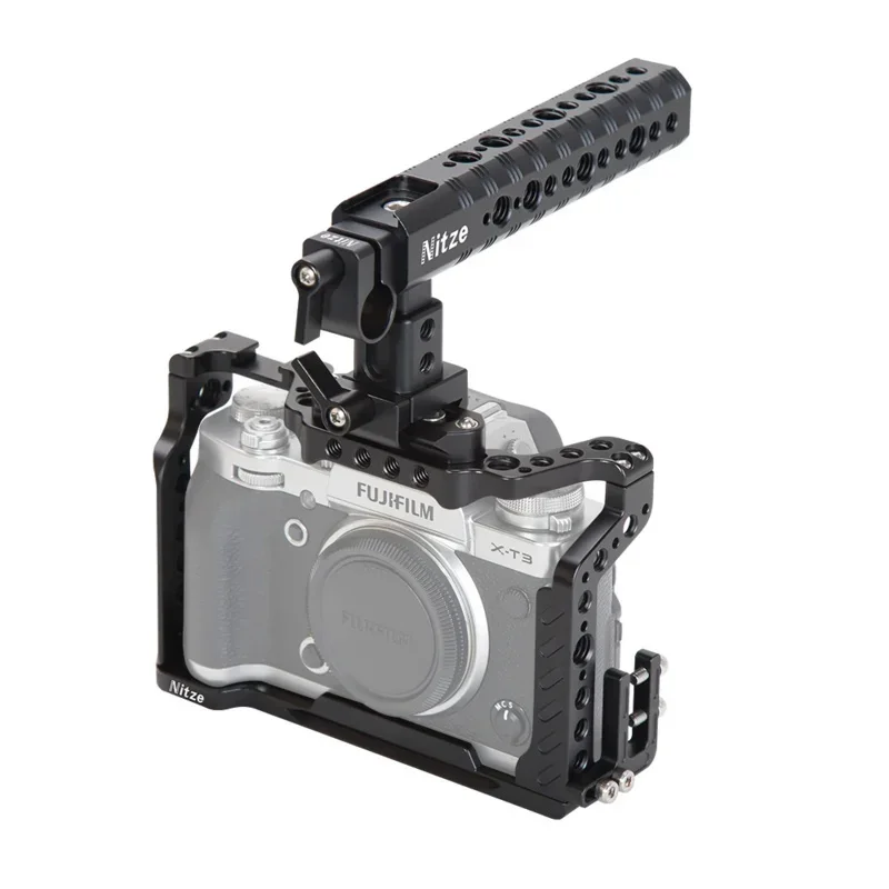 Комплект клеток Nitze CAMERA X-T2/X-T3 с зажимом для кабеля HDMI опорной пластиной и стержней