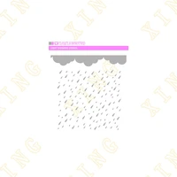 light showers new diy embossing paper card template craft layering stencils for walls painting scrapbooking stamp album decor