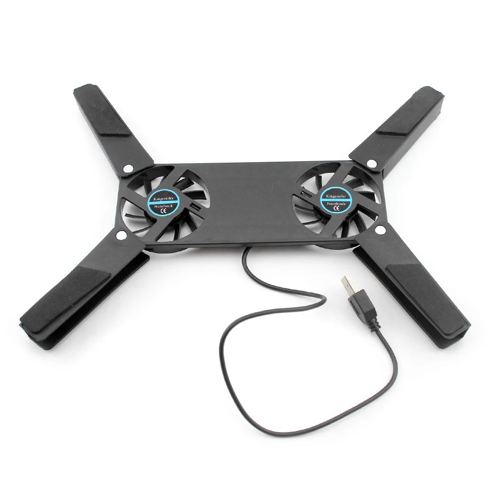 

Universal Folding 2 Fan Cooler Laptop Double USB Powered Fan Cooling Pad Stand Foldable Cooling Fan Pad For Notebook Laptop 1PC