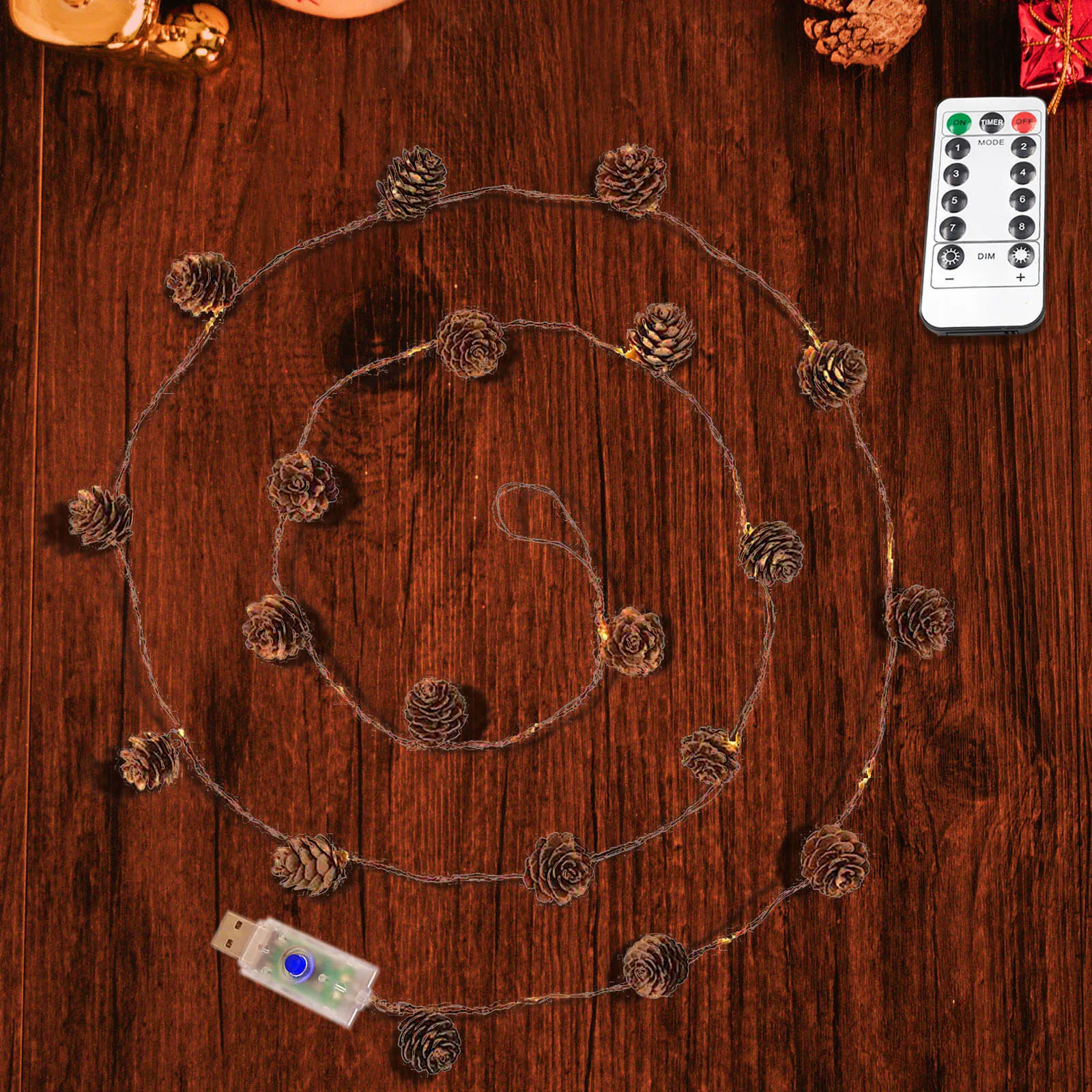 

Christmas Nut Light String Decoration Holiday Bedroom Party Indoor Birthday Wedding Decoration Outdoor Christmas Deer Lights