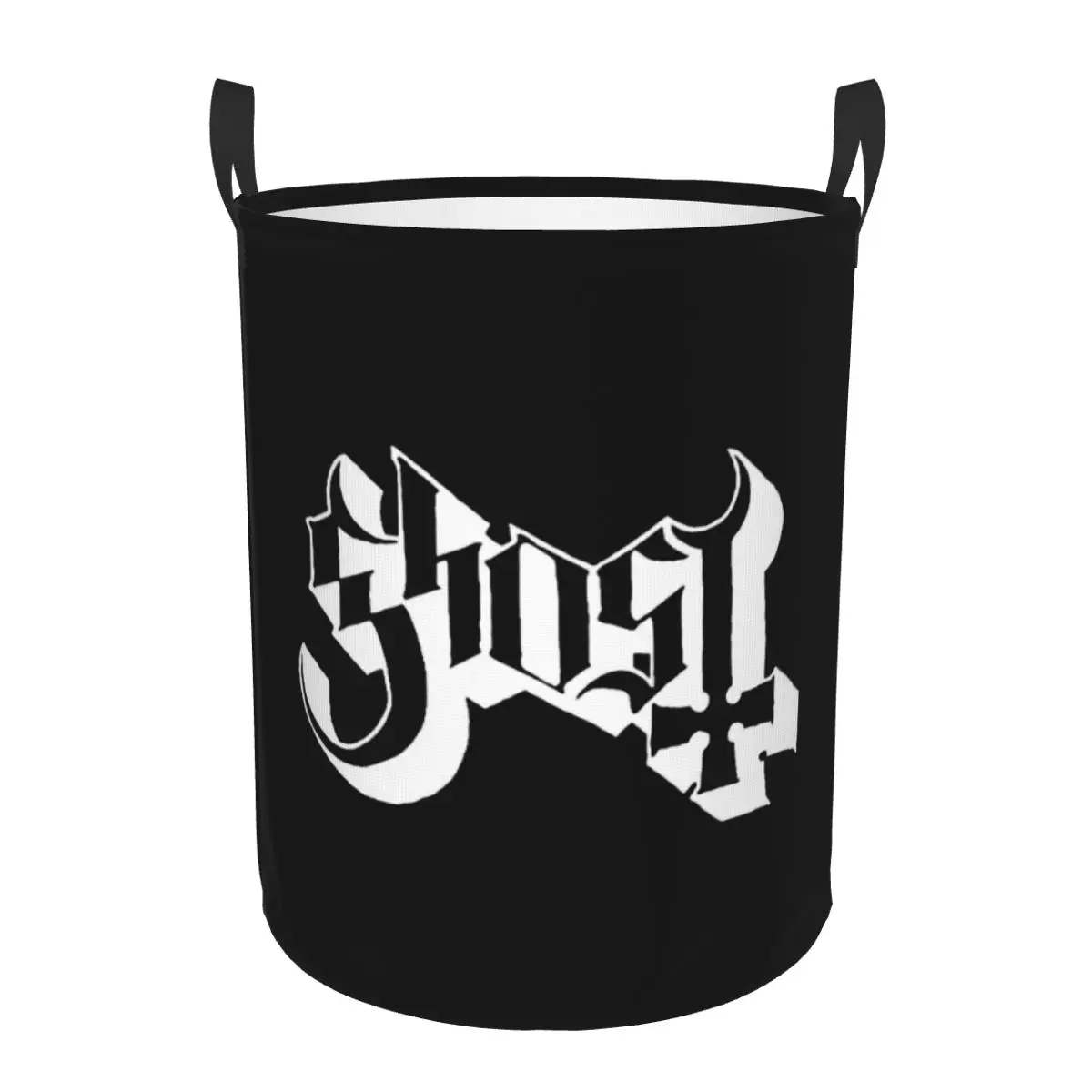 Фото Rock Band Ghost BC Складные корзины для белья Брядная одежда Игрушки Корзина для хранения мелочей Большая водонепроницаемая коробка для дома и детей №1