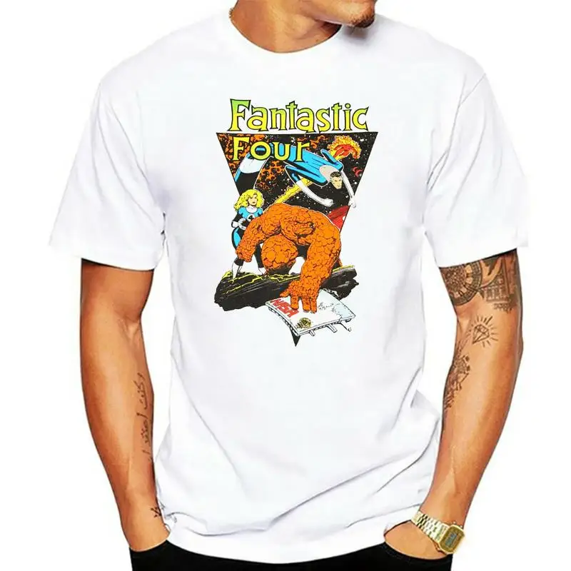 

Nos Fantastic Four Comics T Shirt 1989 Us All Size Classic Unique Tee Shirt