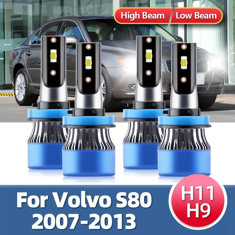 

2/4 шт., лампы для передних фар Volvo S80 2007-2010 2011